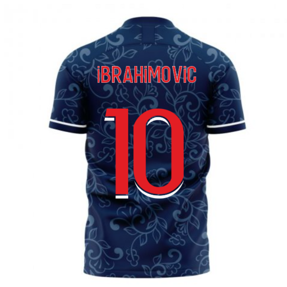 Paris 2024-2025 Home Concept Football Kit (Libero) (IBRAHIMOVIC 10)