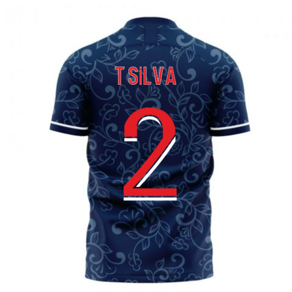 Paris 2024-2025 Home Concept Football Kit (Libero) (T.SILVA 2)