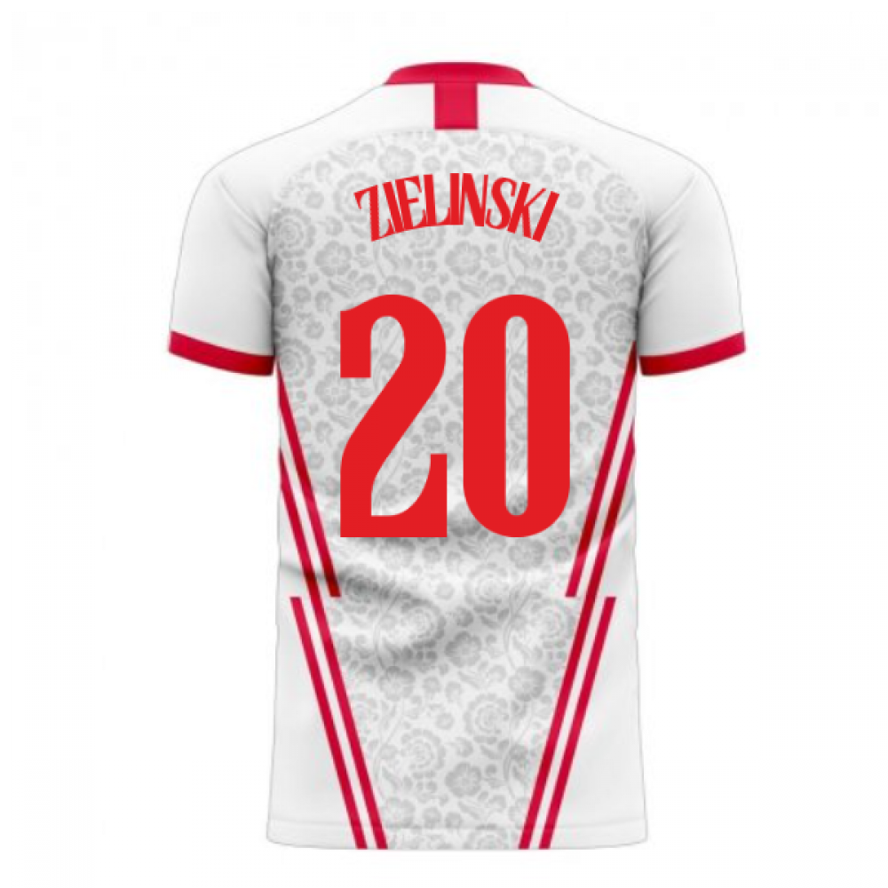 Poland 2024-2025 Home Concept Football Kit (Libero) (ZIELINSKI 20)