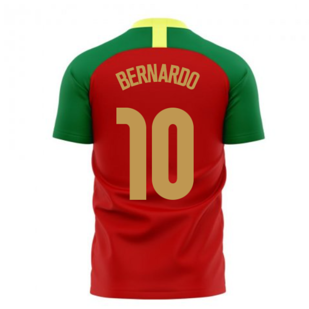 Portugal 2024-2025 Home Concept Football Kit (Airo) (Bernardo 10)