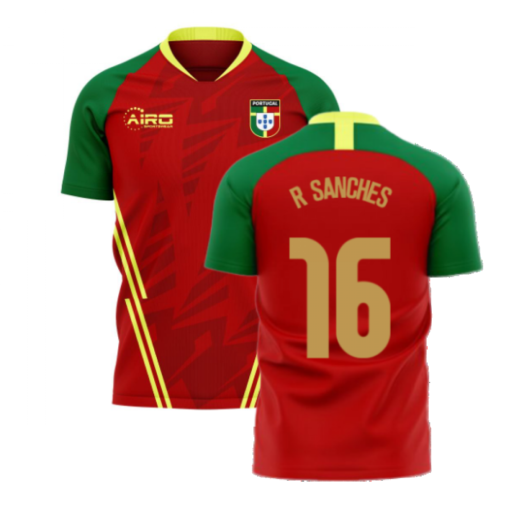 Portugal 2024-2025 Home Concept Football Kit (Airo) (R.SANCHES 16)