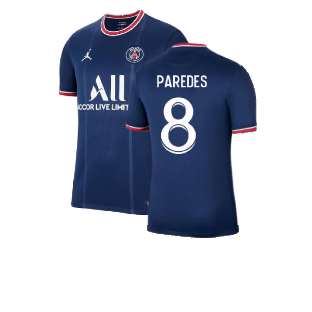 Psg 2021 2022 Home Shirt Kids Paredes 8 Cv8232 411 211202 91 98 Teamzo Com