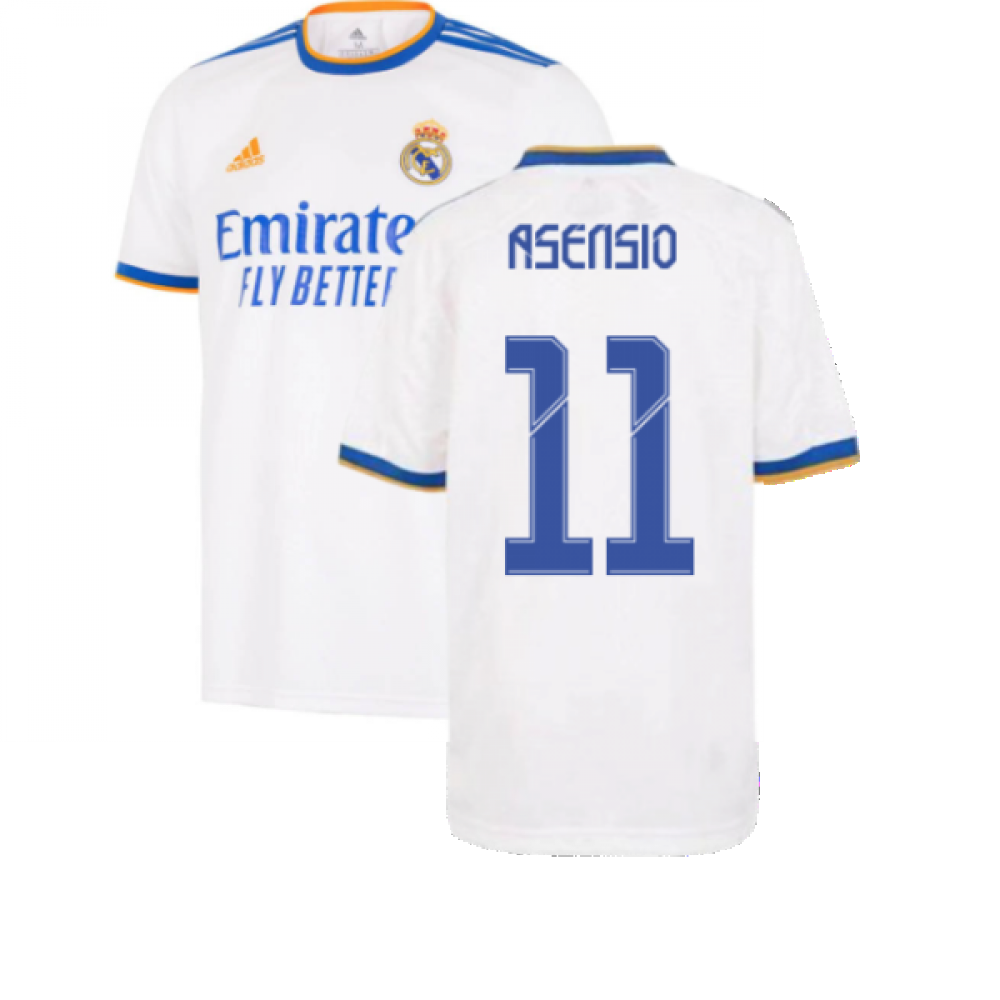 Real Madrid 2021-2022 Home Shirt (Kids) (ASENSIO 11)