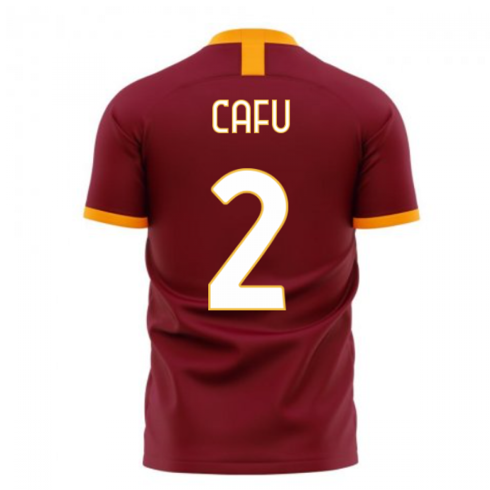 Roma 2024-2025 Home Concept Football Kit (Libero) (CAFU 2)