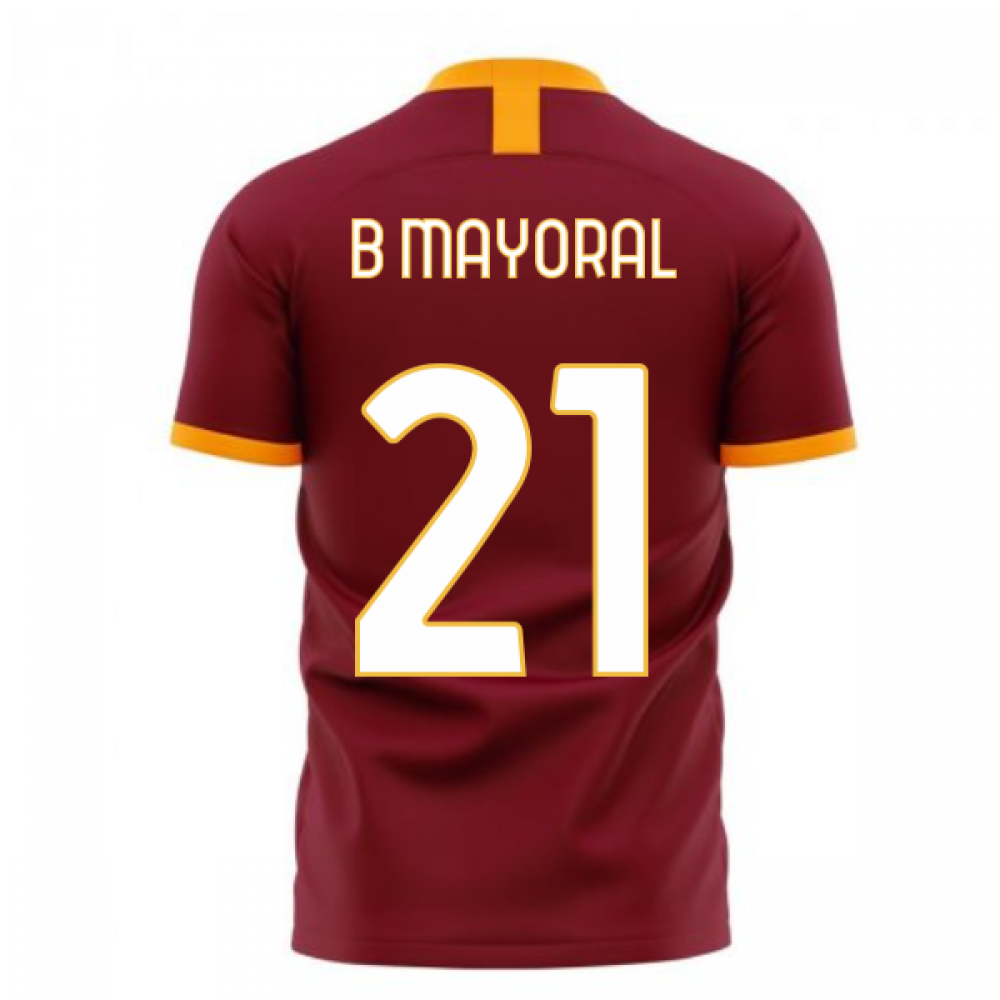 Roma 2024-2025 Home Concept Football Kit (Libero) - No Sponsor (B MAYORAL 21)