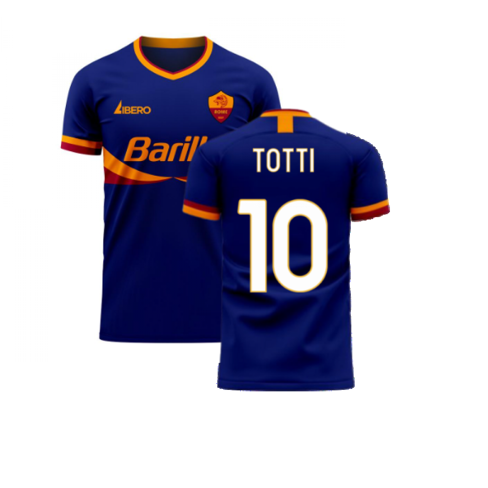 Roma 2025-2026 Third Concept Football Kit (Libero) (TOTTI 10) - Baby