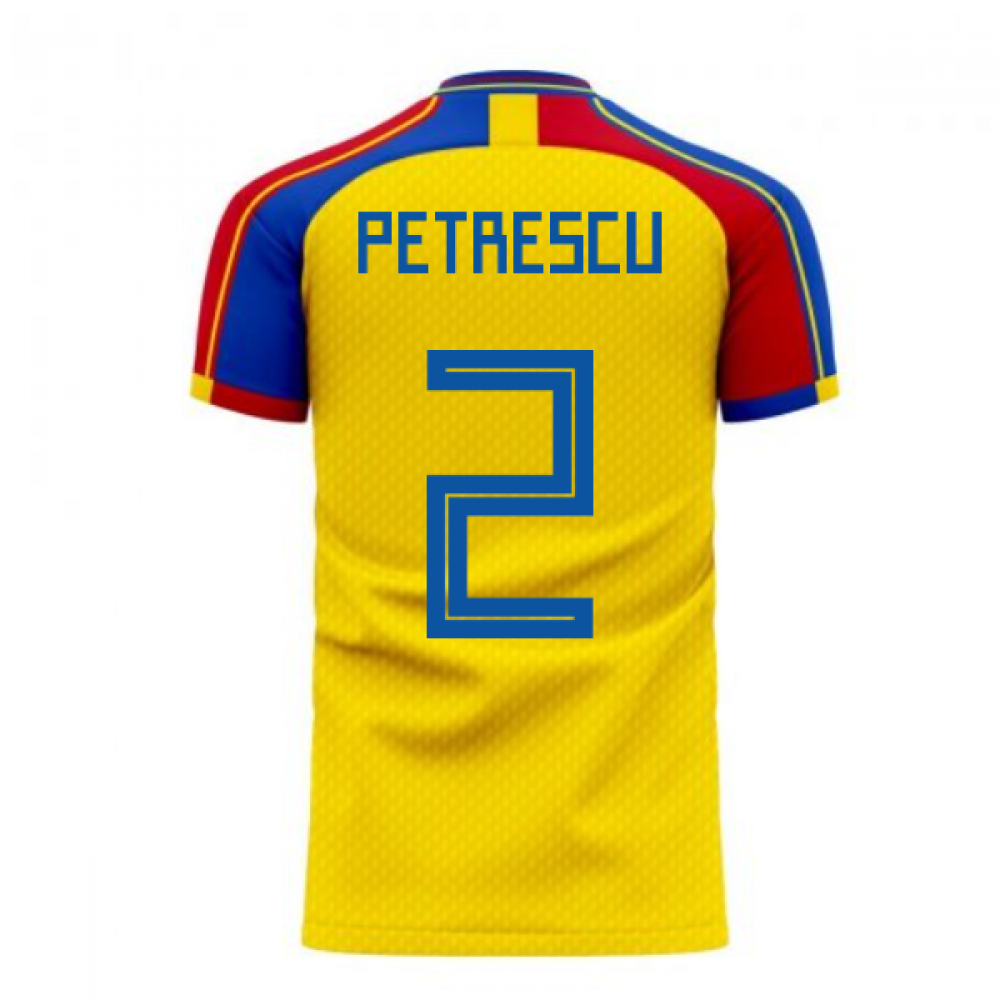 Romania 2025-2026 Home Concept Football Kit (Libero) (PETRESCU 2)