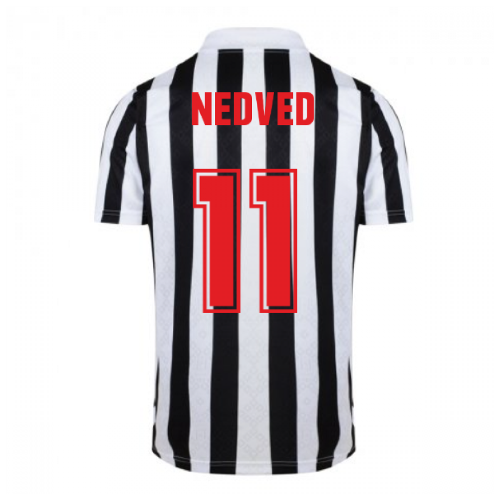 Score Draw Juventus 1984 Retro Football Shirt (NEDVED 11)