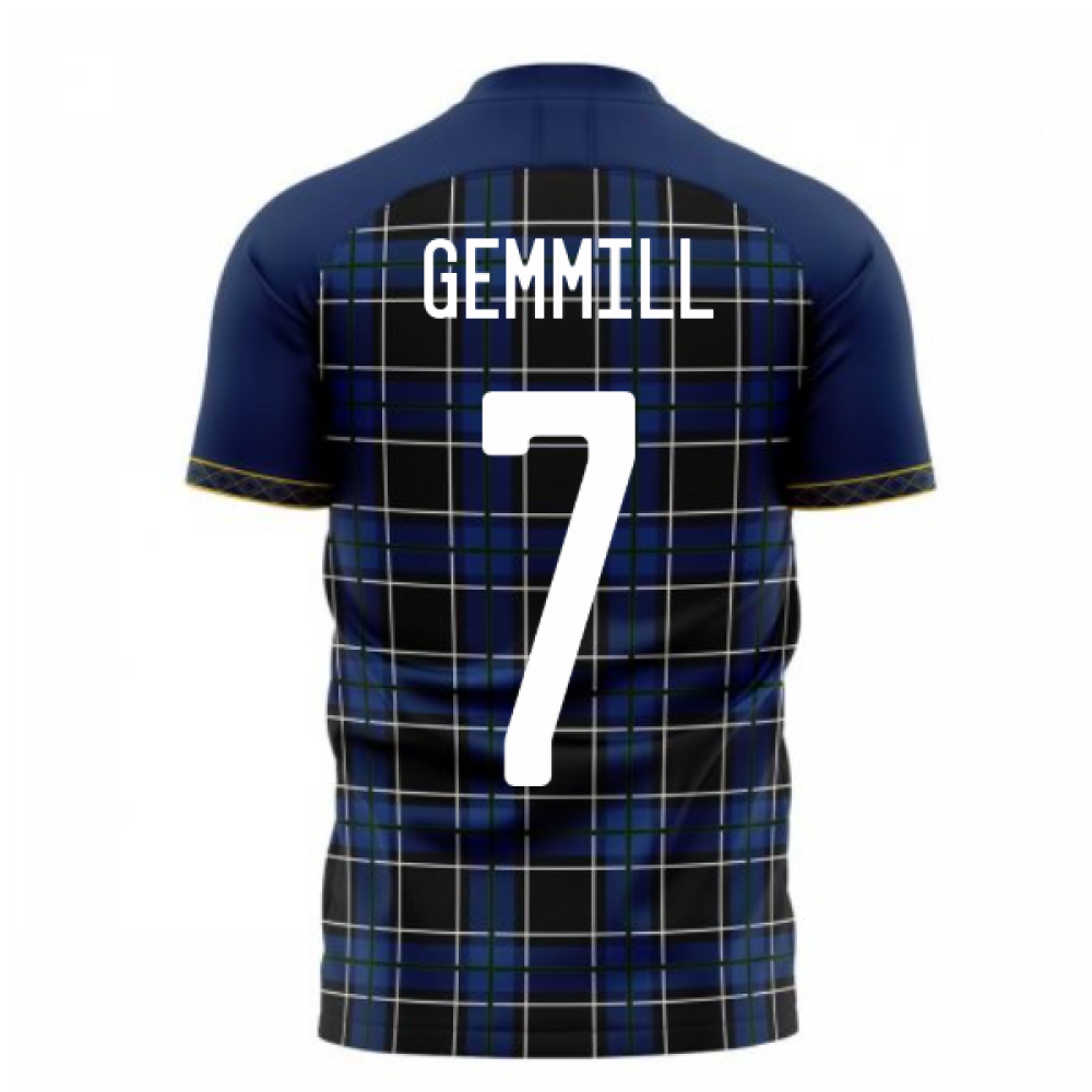 Scotland 2024-2025 Home Concept Football Kit (Libero) (GEMMILL 7)