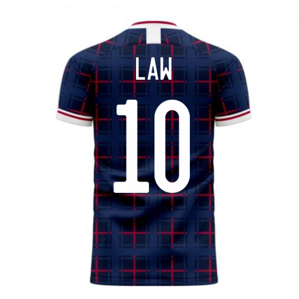 Scotland 2020-2021 Home Concept Shirt (Fans Culture) (LAW 10)