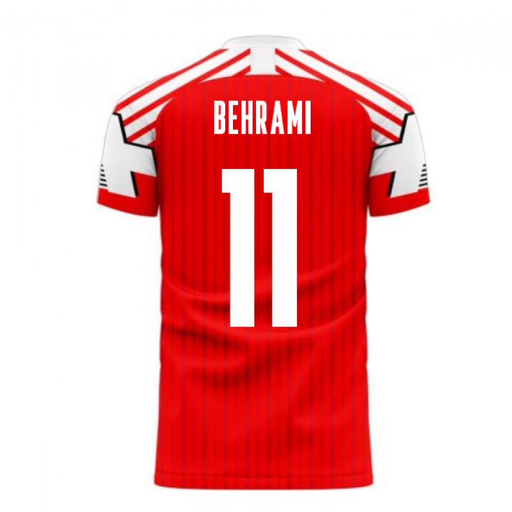 Switzerland 2025-2026 Retro Concept Football Kit (Libero) (BEHRAMI 11)