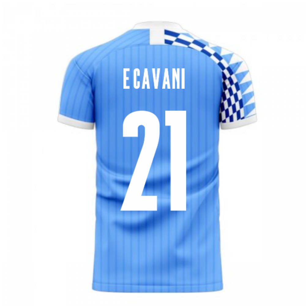 Uruguay 2025-2026 Home Concept Football Kit (Libero) (E CAVANI 21)