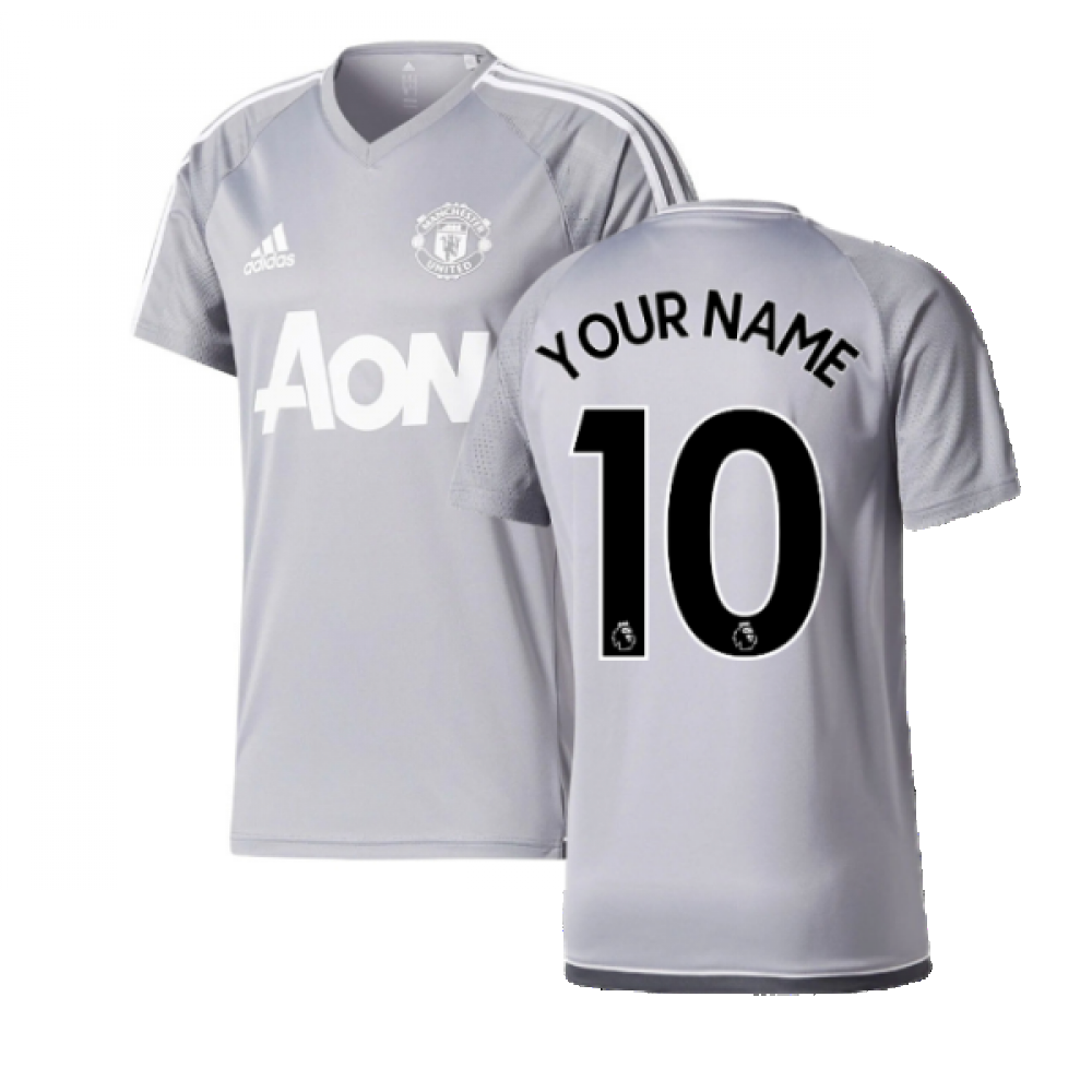 Manchester United 2017-18 Training Shirt ((Very Good) S) (Your Name)