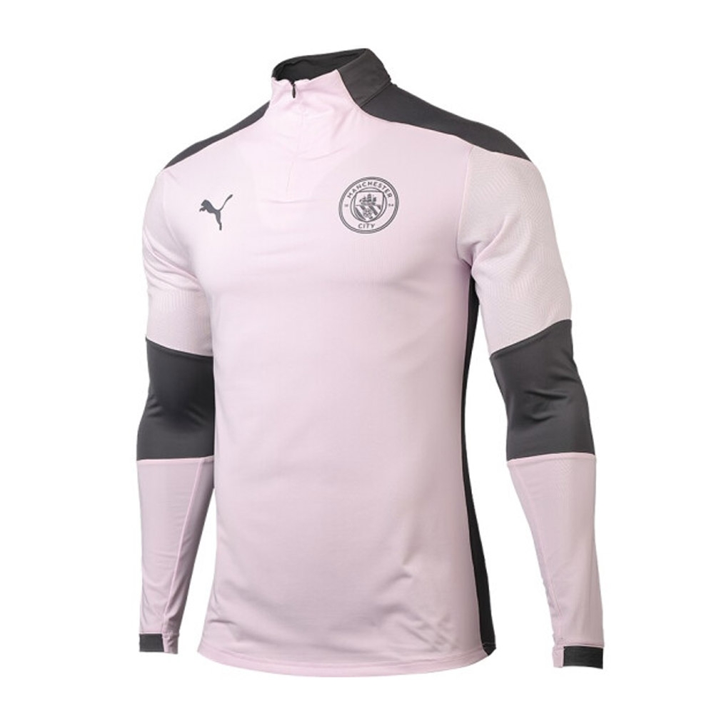 20202021 Man City Half Zip Training Top (Lilac Snow