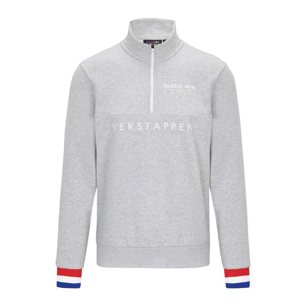 2022 Red Bull Racing Max Verstappen Zip Sweat (Grey)