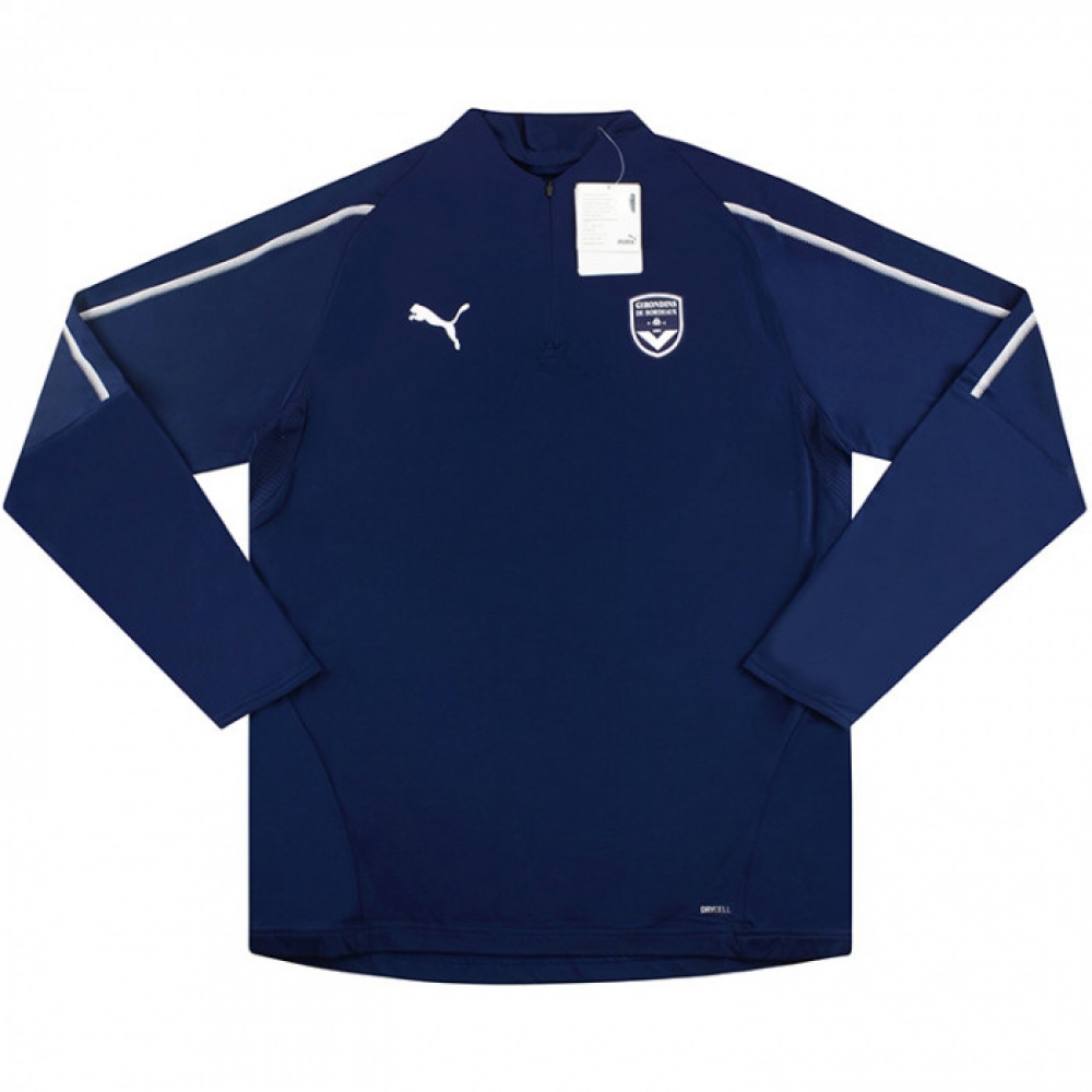 2018-2019 Bordeaux Puma Half Zip Training Top (Navy)