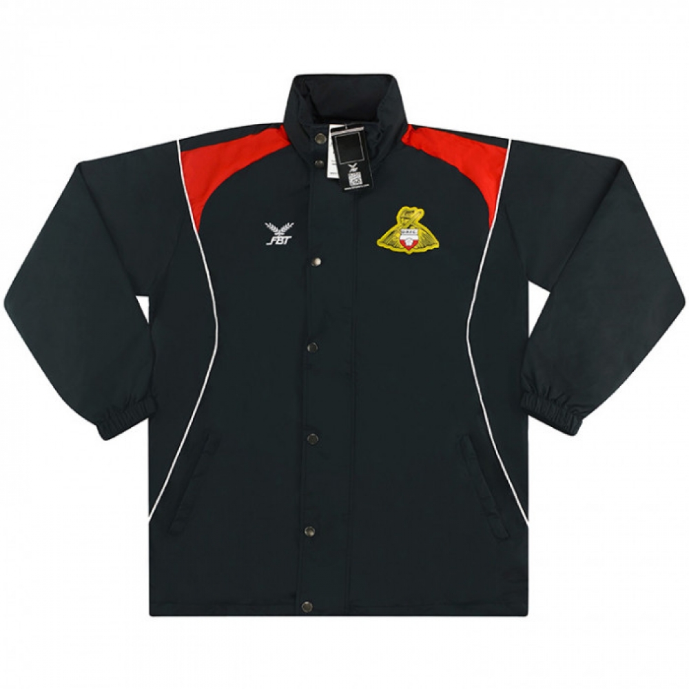 2016-2017 Doncaster Rovers FBT Rain Jacket (Black)