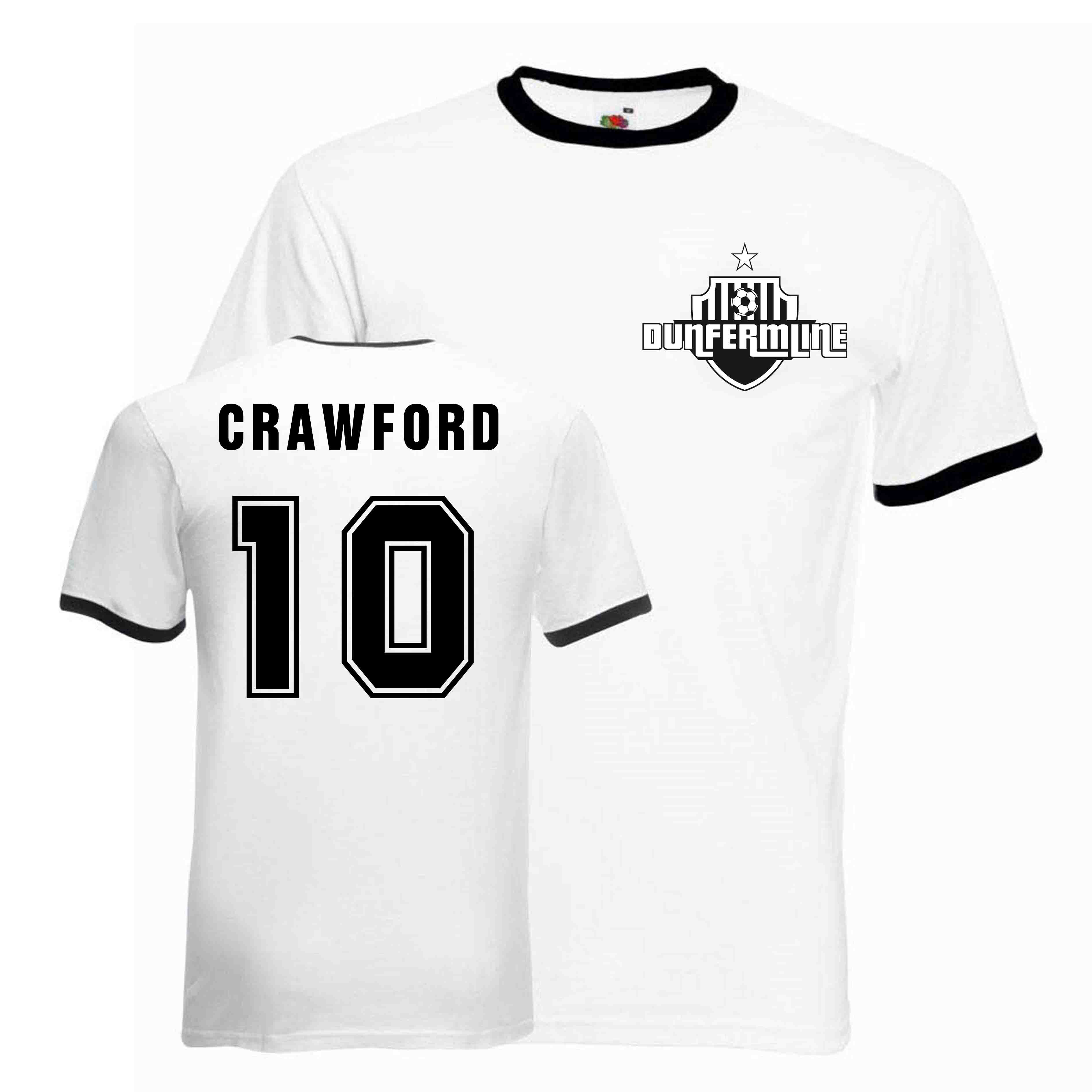 Stevie Crawford Dunfermline Ringer Tee (black)