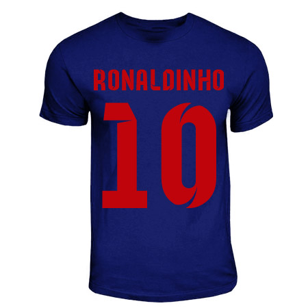 Verslagen gebrek Actief Ronaldinho Barcelona Hero T-shirt (navy) [TSHIRTNAVYKIDS;TSHIRTNAVY] -  $21.32 Teamzo.com