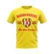 Albion Rovers Established Football T-Shirt (Yellow)