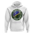 Solomon Islands Football Badge Hoodie (White)