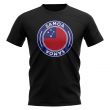 Samoa Football Badge T-Shirt (Black)