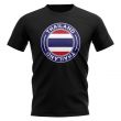 Thailand Football Badge T-Shirt (Black)