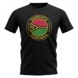 Vanuatu Football Badge T-Shirt (Black)