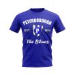 Peterborough Established Football T-Shirt (Blue)