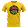 Vanuatu Football Badge T-Shirt (Yellow)