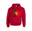 Portugal 2014 Country Flag Hoody (red) - Kids