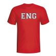 England Country Iso T-shirt (red)