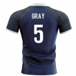 2024-2025 Scotland Home Concept Rugby Shirt (Gray 5)