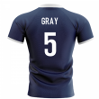 2024-2025 Scotland Flag Concept Rugby Shirt (Gray 5)