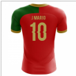 2024-2025 Portugal Flag Home Concept Football Shirt (J.Mario 10)