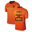 2020-2021 Holland Home Nike Football Shirt (Kids) (TIMBER 25)