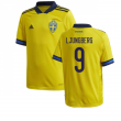 2020-2021 Sweden Home Adidas Football Shirt (Kids) (LJUNGBERG 9)