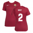 2021-2022 Barcelona Training Shirt (Noble Red) - Womens (DEST 2)