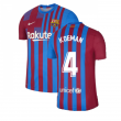 2021-2022 Barcelona Vapor Match Home Shirt (KOEMAN 4)