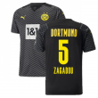 2021-2022 Borussia Dortmund Away Shirt (ZAGADOU 5)