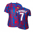 2022-2023 Barcelona Pre-Match Training Shirt (Blue) - Ladies (O DEMBELE 7)