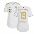 2022-2023 Bayern Munich Away Shirt (Ladies) (DAVIES 19)