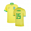 2022-2023 Brazil Home Vapor Shirt (Fabinho 15)