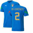 2022-2023 Italy Player Training Jersey (Blue) (DI LORENZO 2)