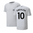 2022-2023 Man City Casuals Tee (Light Grey) (GREALISH 10)