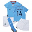 2022-2023 Man City Home Mini Kit (LAPORTE 14)