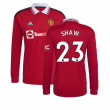 2022-2023 Man Utd Long Sleeve Home Shirt (SHAW 23)