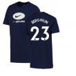 2022-2023 Tottenham Swoosh Tee (Navy) (BERGWIJN 23)