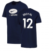 2022-2023 Tottenham Swoosh Tee (Navy) (E.ROYAL 12)