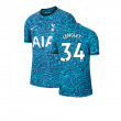 2022-2023 Tottenham Vapor Third Shirt (LENGLET 34)